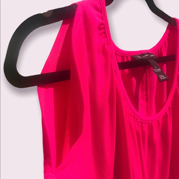 INC HOT PINK Cold Shoulder Blouse - Runs Big! - Picture 3 of 9